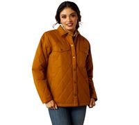Waterproof riding jacket for women Ariat Grizzly Quilted Barn Brown L