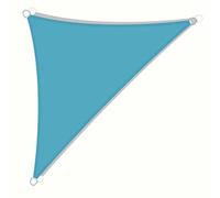Waterproof Right Triangle Sun Shade Sail 3x3x4.3m - Blue Outdoor Canopy 95% UV Protection Water Resistant Awning for Patios Gardens and Decks