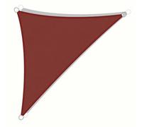 Waterproof Right Triangle Sun Shade Sail 4.5x4.5x4.5 ft Red Outdoor Canopy 95% UV Protection Water Resistant Awning for Patios Gardens & Decks