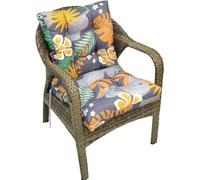 Waterproof Rocking Chair Cushion20.9 x 41.8" Soft High Back Seat Pad for Outdoor/Indoor Use Ties Included Perfect for Garden & Patio Furniture