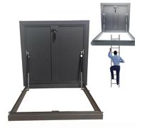 Waterproof Roof Access Hatch - Secure Exit Door for Wellhead Cellar Basement & Attic Skylight -& Weatherproof Design for Ultimate Safety