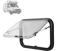 Waterproof Roof Fan,Caravan Roof Window Vent,Caravan Ventilation Fans,Caravan Window Hinged Window Side Window Roof Hatch Roof Window with Crank Caravan,35 * 50cm