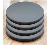 Waterproof Round ChairsCushion/PU Leather Seat Cushion, 1/2/4 Packs Memory Foam Round ChairsPad Seat Pad for Dining Room Living Room Outdoor
