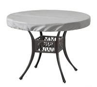 Waterproof Round Table Top Cover Made of 600D Oxford Fabric Compatible with Common Patio and Coffee Table Sizes (73.96 * 10.16cm)