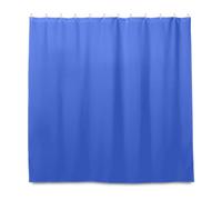Waterproof Royal Blue Shower Curtain Liner - Durable Polyester Washable Pure Plain Design with Hooks Perfect for Full Bathrooms Cortinas para Baño a Prueba de Agua
