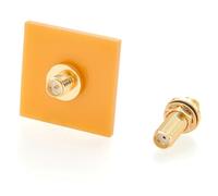 Waterproof RP-SMA to SMA Panel Mount Coupler, IP68, 50 Ohm Bulkhead Adapter for WiFi Router, Antenna Extension, IoT Gateway, LoRa, Zigbee, RTL-SDR, 5-Pack