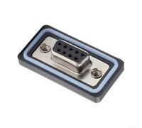 Waterproof RS232 Serial Port Connector IP67 D-Sub 9 Pin Female Socket Solder Type for Smart Agriculture Security Monitoring(DB9)