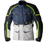 Waterproof RST Maverick Evo CE Mens Textile Jacket Navy / Silver 103198