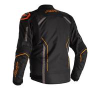 Waterproof RST S1 CE Mens Textile Jacket Black / Grey / Neon Orange 102559