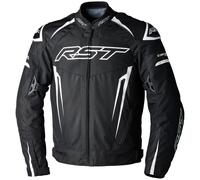 Waterproof RST Tractech Evo 5 CE Mens Textile Jacket Black / White / Black 10...