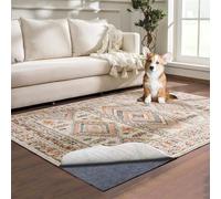 Waterproof Rug Pad, 10x14 ft Area Rug Non-Slip Carpet Pad, 1/4" Thick Non-Slip Rug Pads for All Floors and Finishes, Felt Pad for Hardwood Floors, Keeps Carpets in Place Soft and Safe