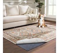 Waterproof Rug Pad, 5x8 ft Area Rug Non-Slip Carpet Pad, 1/4" Thick Non-Slip Rug Pads for All Floors and Finishes, Felt Pad for Hardwood Floors, Keeps Carpets in Place Soft and Safe