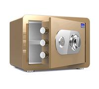 Waterproof Safes Small 30Cm High, Fireproof and Anti- Theft Safe Steel Ge Box, Can Be Put in a Cabinet, Easy to Operate for Home Office Cash Use Stor/