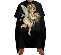 Waterproof Salon Cape, Angelic Cherub Charming Angels, Barber Hairdresser Capes Anti-static Barber Cape for Men Women Salons