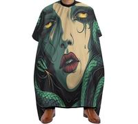 Waterproof Salon Cape, Medusa Greek Mythology, Hairdressing Apron Professional Barber Cape for Family Coloring Styling