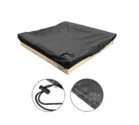 Waterproof Sandbox Cover with Drawstring - 2023 Square Dust-Proof Beach Sandpit Swimming Pool-1-1 blue 150*150cm