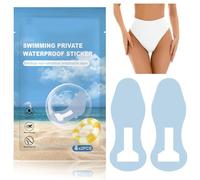 Waterproof Sanitary Pads for Swimming, 2 Pack Panty Liners for Women, PU Clear Hygienic Liners for Swimwear, Portable Hygienic Private Panti Liner, Private Swimming Sticker for Beach, Spa, Protection