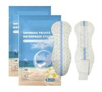 Waterproof Sanitary Pads for Swimming, 4 Pack Panty Liners for Women, PU Clear Hygienic Liners for Swimwear, Portable Hygienic Private Panti Liner, Private Swimming Sticker for Beach, Spa, Protection