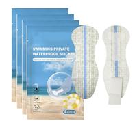 Waterproof Sanitary Pads for Swimming, 8 Pack Panty Liners for Women, PU Clear Hygienic Liners for Swimwear, Portable Hygienic Private Panti Liner, Private Swimming Sticker for Beach, Spa, Protection