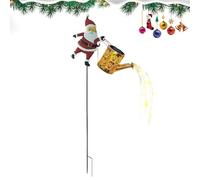 Waterproof Santa Claus Watering Can Design - Solar Garden Lights, Decorative Solar Watering Can with Lights | for Walkway Courtyards Backyard Pathway Terrace Balcony Landscaping Porch Patio