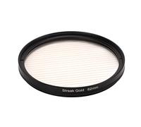 Waterproof Scratch Resistant Camera Filter Gold Streak Effect Portable Filter Lens Aluminum Alloy Oil-proof Frame For Fuji (62mm)
