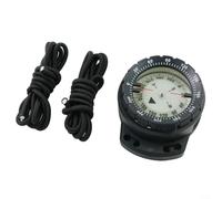 Waterproof Scuba Diving For Compass with Glow in The Dark Dial| 50M Depth Rating| Tiltable For Window up to 30°| Rust-Proof Strap for Hiking Camping Outdoor Gear(black)