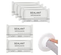 Waterproof Sealant Mastic, 6PCS Air Conditioning Duct Seal, White Moldable Putty Air Conditioner Hole Mastic Sealant, Repair Sealing Clay, Quick Mending Mud For Drain Connection, Wall Hole