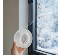 Waterproof Sealing Tape for Winter, 3cm x 5m Transparent Window Sealant Tape, Draft Isolation Sealing Film Tapes Door Draft Stopper No Residue Sealant F6-CHMFJD