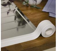 mysmartbuy.com Waterproof Sealing Tape - Impermeable Watertight PVC Seal for Sinks, Showers, Windows, Skirting Boards, Counter Tops - 38mm x 3.2m