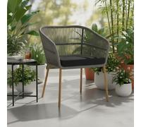 Waterproof Seat Pad Ideal For Indoor, Outdoor, Garden, Or Patio Chairs Black