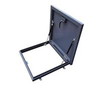 Waterproof Security Door with Easy Installation Roof Corner Cover Multiple Sizes: 40.6x40.6cm 50.8x61cm 61x76.2cm 76.2x73.7cm 63.5x86.4cm - Enhance Home Safety Now!