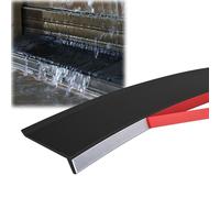 Waterproof Self-Adhesive Door Window Seal Strip, 1.5m (4.9ft) Black Weather Stripping for Indoor/Outdoor Use, Rain Deflector & Gap Filler, Perfect for Window & Door Frames