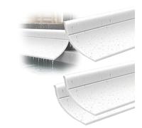 Waterproof Self Adhesive Window Drip Guards 2 Pack Rubber Rain Deflectors for Sliding & Casement Windows Effective Water Retaining Strips for Home & Office