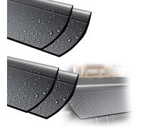 Waterproof Self Adhesive Window Rain Drip Guards 2 Pack Rubber Water Retaining Strips for Sliding & Casement Windows Effective Weatherproofing Solutions