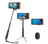 Waterproof Selfie Stick with Phone Case - Universal Waterproof Case for All Phones, 50ft Underwater Control, Perfect for Snorkeling, Swimming & Travel (Waterproof Selfie Stick with Phone Case)