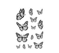 Waterproof Semi Permanent Butterfly Temporary Tattoo Sticker