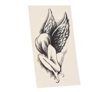 Waterproof Semi-Permanent Tattoos Little Angel Tattoo Designs For Neck Hand Finger Lasts Fake Tattoos