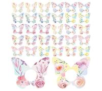 Waterproof Sensor Plasters Butterfly Shaped Pre-Cut | Waterproof sensor adhesive plaster, for bathing, water sports, swimming, showering, rainy days, home and B