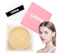 Waterproof Setting Powder | Oil Control Compact Face Powder Full Coverage Foundation | Long-Lasting Loose Setting Powder For Daily Commutes Performance Live Streaming
