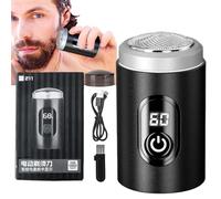 Waterproof Shaver for Men - Rechargeable Electric Razor with Detachable Head - Shaver for Contouring Without Dead Angle for Camping, Air Traveling, Offices, Cars, Business Trips