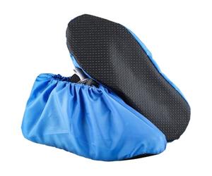 Waterproof Shoe Covers | Ski Resistant Rain Snow Boots - Machine Washable, Dustproof Luggage Cover for Outdoor Bicycle Camping Fishing Travel, Blue, se beskrivning
