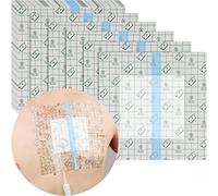 Waterproof Shower Cover Shields, Non-Stick Center Pad for Dialysis Port Picc Line Chest Catheter PD Peritoneal Dialysis Chemo Feeding Tube Peg G-Tube Patient Bandage Protector, 9"x9"(Pack of 25)