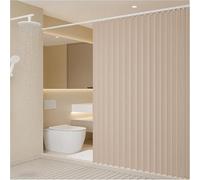 Waterproof Shower Curtain for Bathroom Heavy Duty Foldable Shower Partition with Metal Grommets Privacy Cloth Shade for Home & Hotel Bathtubs & Stylish Design