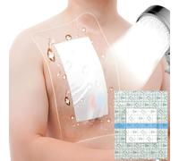 Waterproof Shower Dressings for Large Wounds - No Glue on Centre Island - 10" x 12" - Pack of 7