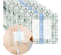 Waterproof Shower Protector Large Cover Shields with Non-Stick Center Pad for PICC Central Line Peritoneal Dialysis Chest Port Feeding Tube PD Catheter Accessories Bandages Women Men 9"x9"(Pack of 25)