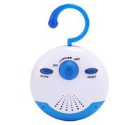 Waterproof Shower Radio, Mini Portable FM Radio Built in Speaker for Bathroom Kitchen, Boating, Hiking,