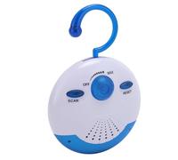 Waterproof Shower Radio, Portable Mini Shower 88-108MH FM Radio, Built in Speaker Audio High Definition Radio Speaker for Bathroom Kitchen, Outdoor Use, Powered By 3 AAA Batteries
