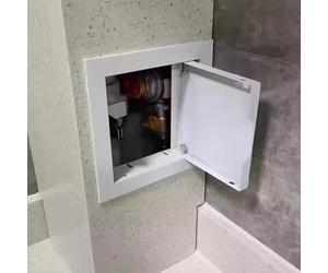 Waterproof Shower Wall Access Panel 16x24in Inspection Hatch with Touch Latch Ceiling Cover for Heating Cables Easy Repair & Service Door Access Hatch - 40x60cm