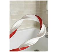 Waterproof Shower Water Stopper Strip, Self-Adhesive Bathroom & Kitchen Barrier for Wet-and-Dry Separation, Easy to Install, Durable & Effective Seal