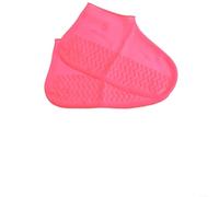 Waterproof Silicone Boot Cover with Non Slip Design and Recyclable Material, Suitable for Outdoor Use in Rain and Mud (S Rose Red)